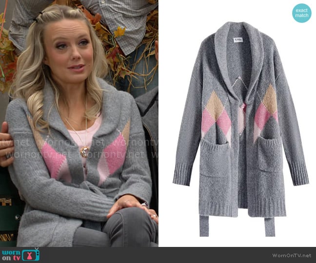 27 Miles Malibu Tuscany Cardigan worn by Abby Newman (Melissa Ordway) on The Young and the Restless