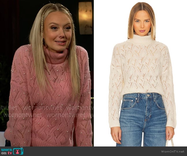 27 Miles Malibu Sia Turtleneck worn by Abby Newman (Melissa Ordway) on The Young and the Restless