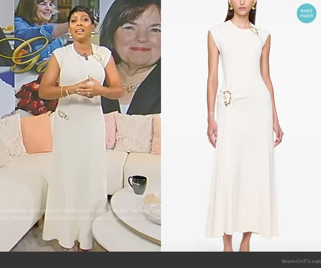 Anna Quan Adeline maxi dress worn by Tamron Hall on Tamron Hall Show