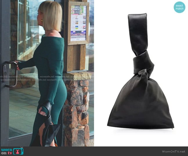 Bottega Veneta Leather Knot Bag worn by Whitney Rose on The Real Housewives of Salt Lake City