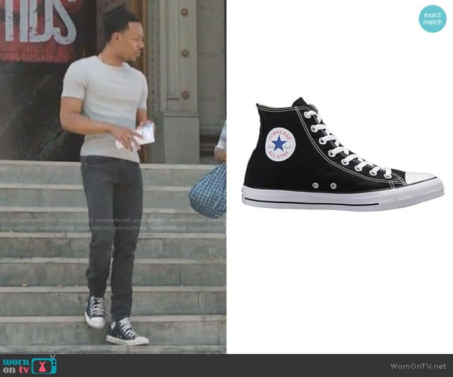 Converse Chuck Taylor All Star Canvas worn by Gregory Eddie (Tyler James Williams) on Abbott Elementary