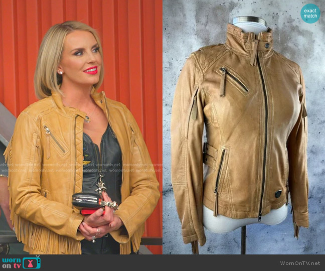 Harley Davidson Calamity Fringe Leather Jacket worn by Whitney Rose on The Real Housewives of Salt Lake City