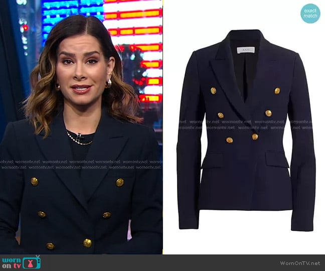 Hastings II Jacket by A.L.C. worn by Rebecca Jarvis on Good Morning America