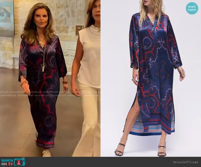 Hermoza Antoinette Midi Dress worn by Maria Shriver on Today