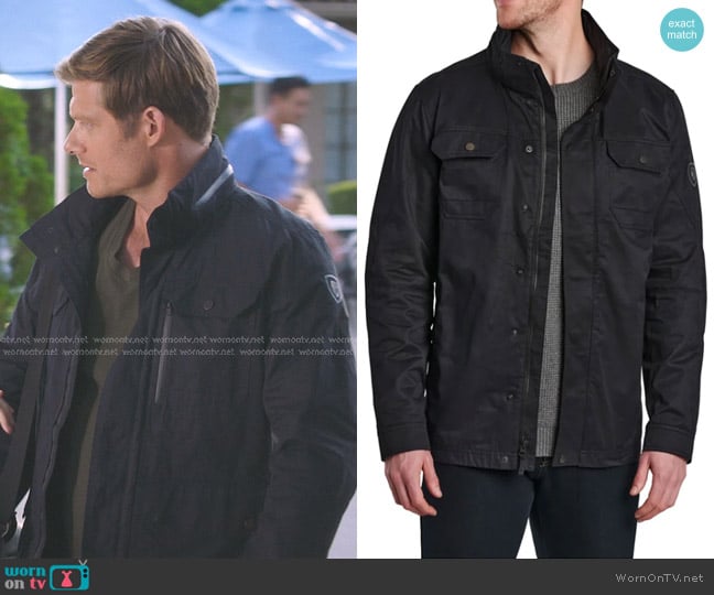 Kuhl The Kollusion Jacket in Blackout worn by Atticus Lincoln (Chris Carmack) on Greys Anatomy