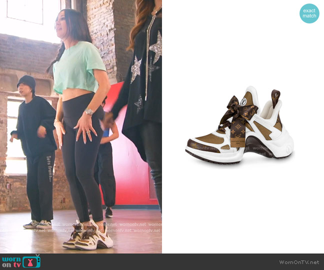 Louis Vuitton LV Archilight Sneakers worn by Angie Katsanevas on The Real Housewives of Salt Lake City