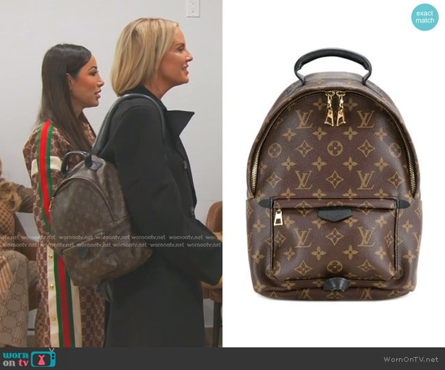 Louis Vuitton Palm Springs MM Backpack worn by Whitney Rose on The Real Housewives of Salt Lake City