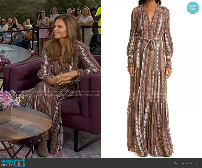 Veronica Beard Maidens Maxi Dress worn by Maria Shriver on Today