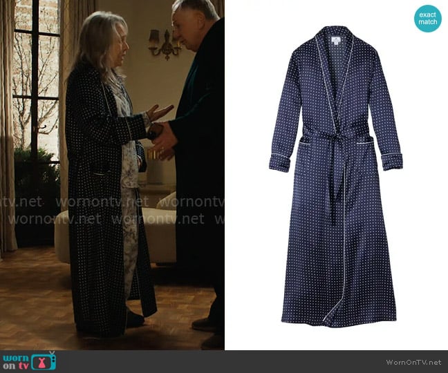 Madeline’s polka dot robe on Matlock