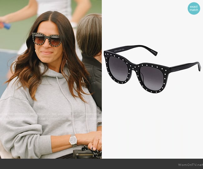 Rebecca Minkoff Cyndi Cat Eye Sunglasses worn by Rebecca Minkoff on The Real Housewives of New York City