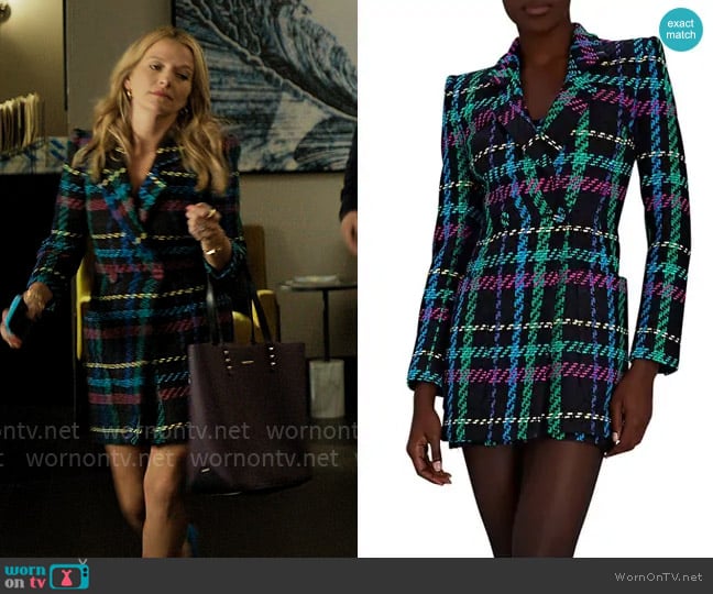 Sergio Hudson Double Breasted Blazer Dress worn by Lorna Crane (Becki Newton) on The Lincoln Lawyer