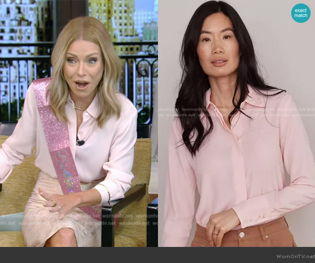 Numi  The Simone Blouse worn by Kelly Ripa on Live with Kelly and Mark