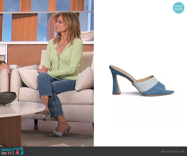 Veronica Beard Thora Mules worn by Natalie Morales on The Talk