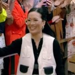 Ali Wong’s utility vest on Live with Kelly and Mark