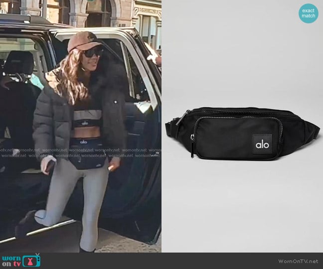 Alo Explorer Fanny Pack worn by Meili Workman on The Real Housewives of Salt Lake City