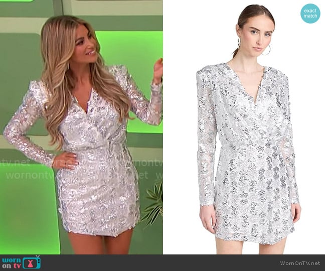 Amanda Uprichard Contessa Dress worn by Amber Lancaster on The Price is Right