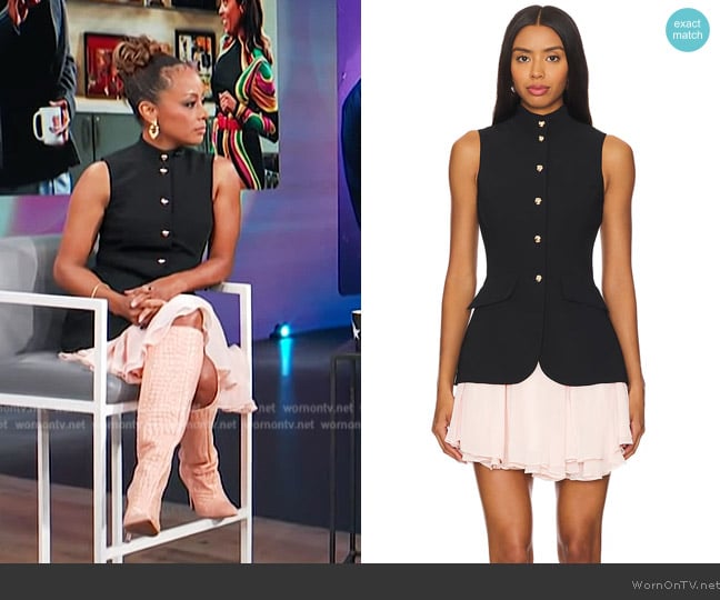 Amanda Uprichard x REVOLVE Justine Dress worn by Essence Atkins on Access Hollywood