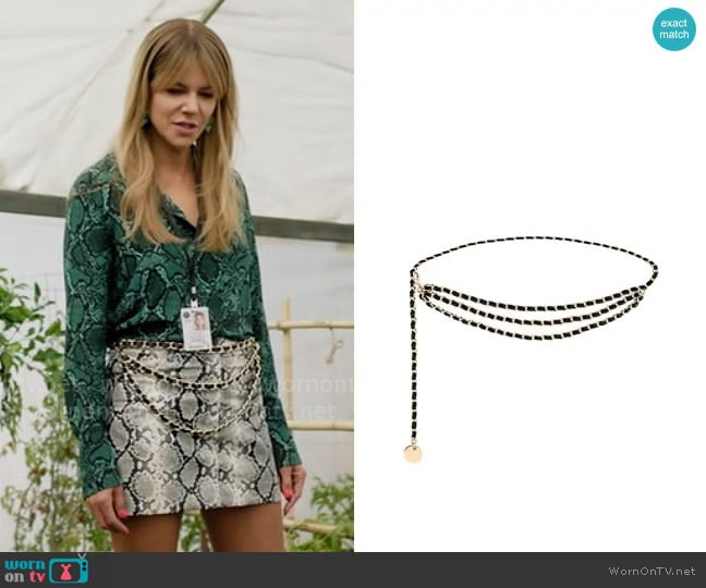 B-Low the Belt Gissel Mini Belt worn by Morgan Gillory (Kaitlin Olson) on High Potential