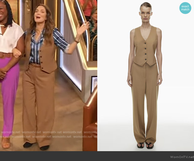 Babaton Deniro Vest worn by Drew Barrymore on The Drew Barrymore Show