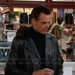 Billy’s leather jacket on The Young and the Restless