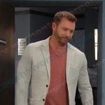 Brady’s light grey blazer on Days of our Lives