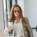 Britani’s grey tweed jacket on The Real Housewives of Salt Lake City