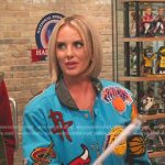 Whitney’s blue NBC team patch jacket on The Real Housewives of Salt Lake City