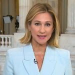 Caitlin Huey-Burns’ light blue blazer on CBS Mornings