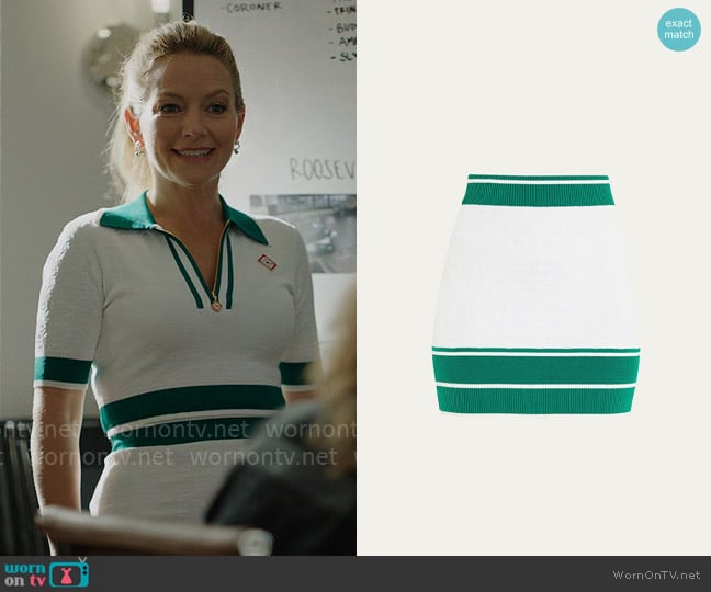 Casablanca Body-Con Mini Skirt worn by Lorna Crane (Becki Newton) on The Lincoln Lawyer