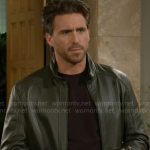 Chance’s green leather jacket on The Young and the Restless