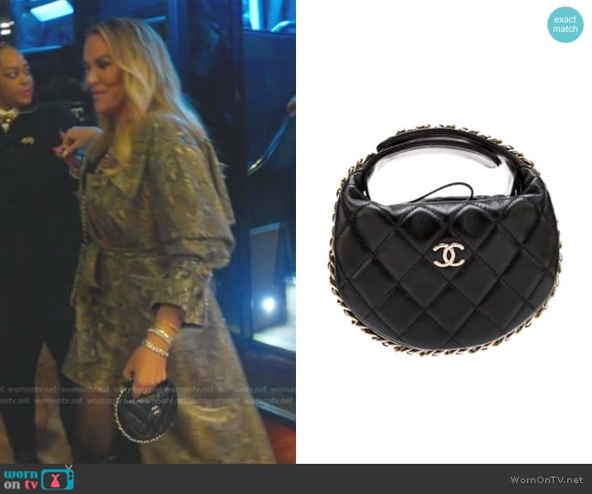 Chanel Mini Chain Around Pouch worn by Heather Gay on The Real Housewives of Salt Lake City