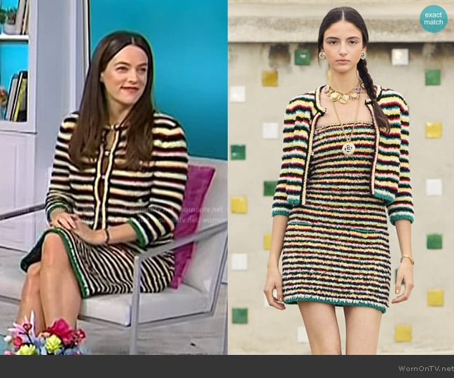 Chanel 2025 Cruise Collection worn by Riley Keough on Today