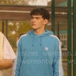 Charlie’s blue Adidas hoodie on Heartstopper