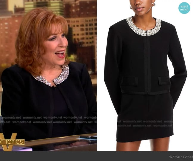 Cinq a Sept Bobby Jacket worn by Joy Behar on The View