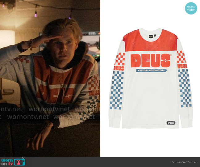 Deus Ex Machina Echo Moto Tee worn by Liam (Hudson Oz) on American Horror Stories