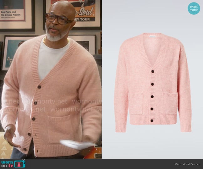 Dries van Noten Alpaca and wool-blend cardigan worn by Poppa (Damon Wayans) on Poppas House