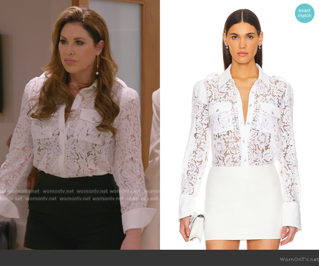 Generation Love Maisey Shirt worn by Emily Simpson on The Real Housewives of Orange County