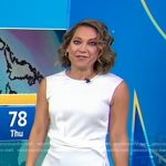 Ginger’s white asymmetric top on Good Morning America