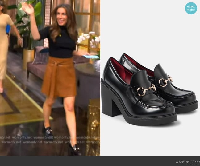 Gucci Horsebit Loafer Pumps worn by Alyssa Farah Griffin on The View