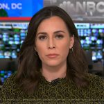 Hallie Jackson’s green floral dress on Today