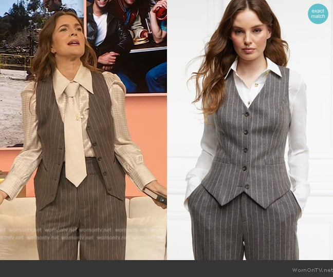 Holla Cooper Hampton Waistcoat worn by Drew Barrymore on The Drew Barrymore Show