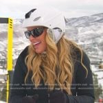 Heather’s black ski suit on The Real Housewives of Salt Lake City