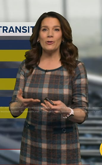 Heather’s plaid dress on Good Morning America