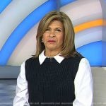 Hoda’s mixed media shirt on Today