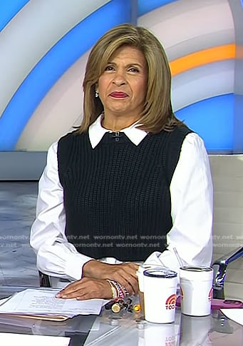 Hoda's mixed media shirt on Today