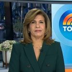 Hoda's green blazer and cropped pants on Today
