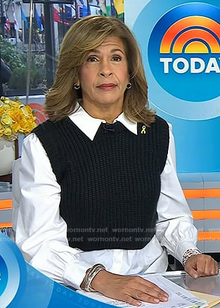 Hoda's mixed media shirt on Today