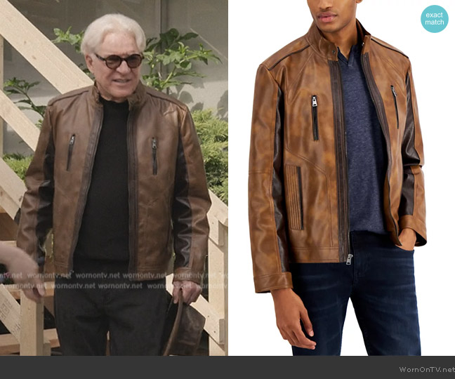 INC International Concepts Jaxyn Jacket worn by Charles-Haden Savage (Steve Martin) on Only Murders in the Building