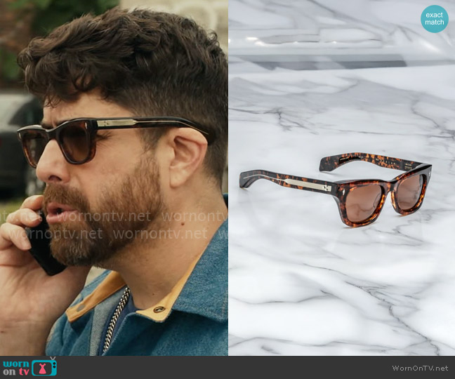 Jacques Marie Mage Dealan Sunglasses worn by Harry Keshegian (Adam Goldberg) on The Equalizer