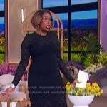 Jennifer’s black lace dress on The Jennifer Hudson Show